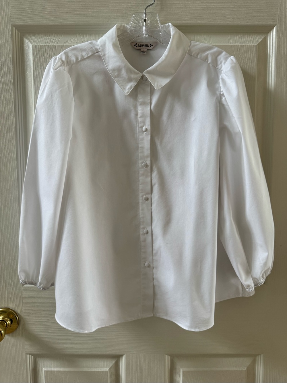 Nanette Lepore White Button Down Shirt